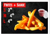FRITES + SAUCE (S / M / L)