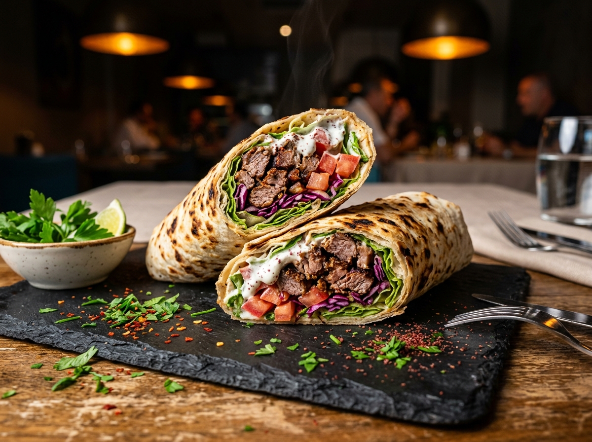 MENU DURUM WRAP (+ Frites & Boisson)